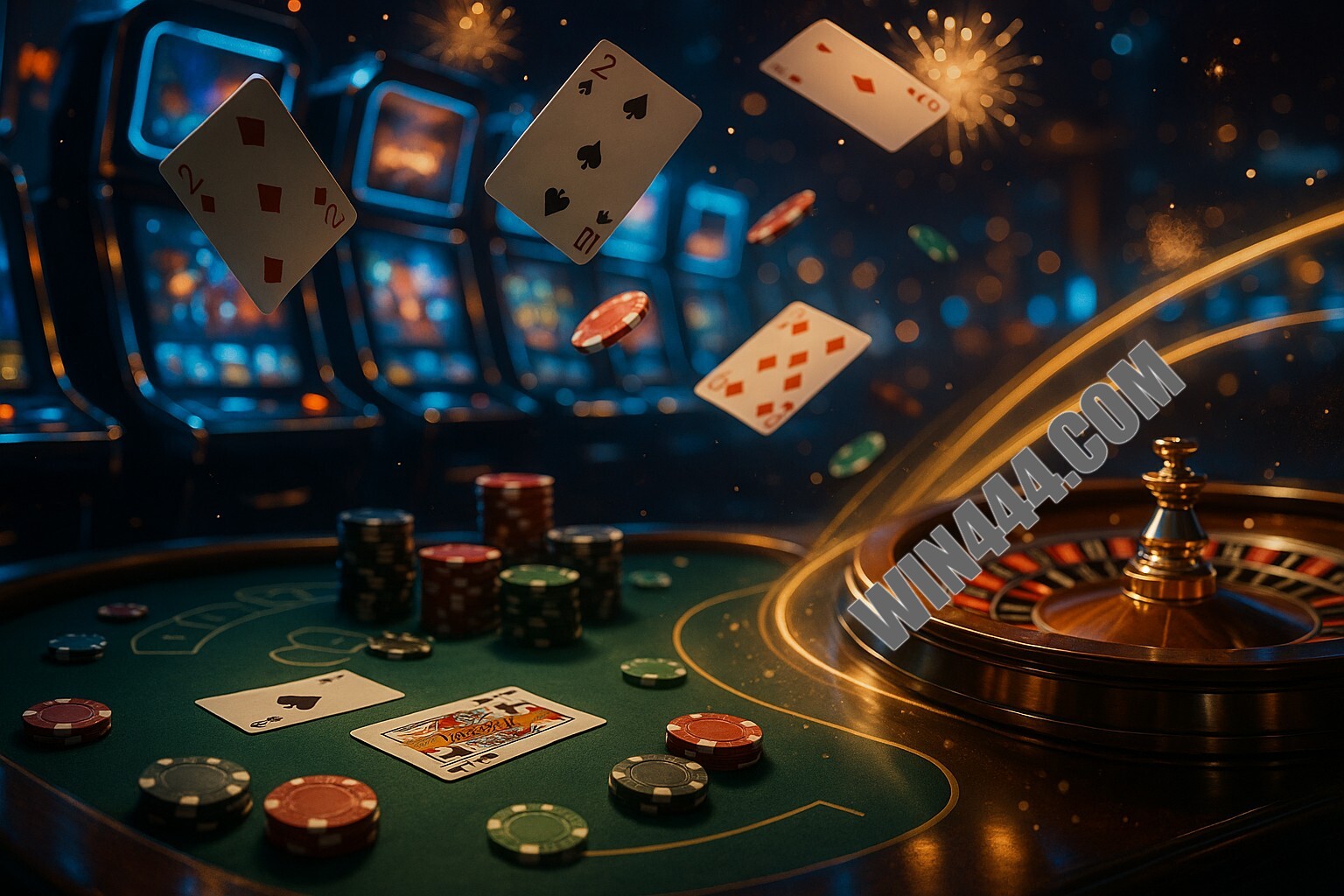 Jogos emocionantes no WIN444.COM